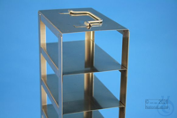 Mikrotiter vertical rack, for 7 MT-plates up to 86x128x53 mm, stainless...