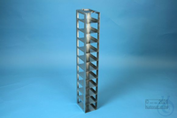 Mikrotiter vertical rack, for 11 MT-plates up to 86x128x58 mm, stainless...