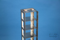 NANU vertical rack 50, for 6 boxes up to 76x76x53 mm, stainless steel,...