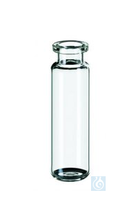 LLG-20ml Headspace-Flasche, 75,5x22,5mm, Klarglas, 1. hydrol. Klasse, mit...