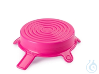 DURAN® Silikondeckel Größe L, pink VE=5  Silikondeckel DURAN&reg; Dehnbare...