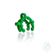KECK-Schliffklammer NS 24, grün aus POM, für Kegelschliffe VE=10...