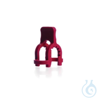 KECK-Schliffklammer S 29, dunkelrot aus POM, für Kugelschliffe VE=10...