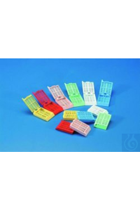 Einbettkassetten, blau UNI Typ, POM, 28x40x6,8 mm VE=500...