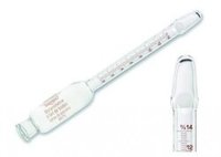 Milchbutyrometer 0-14%:0,2    Milchbutyrometer Original Gerber Mattschild auf...