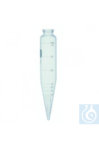 Centrifuge tube 100 ml, Oil conical, white graduated pack of 12 ASTM Centrifuge Tubes for Oils,...