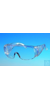 Besucherbrille, 652, farblos Kunststoff - DIN P  Überbrille, Besucherbrille Geeignet zum Tragen...