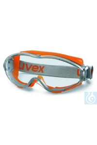 Vollsichtbrille ultrasonic 9302 Farbe:orange/grau, Scheibe:farblos/UV 2-1,2...
