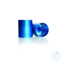 Erlenm.-Cap-Kappen 37/39mm blau, o.Bördelrand   Metallkappen Für Kulturkolben...