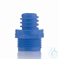 Übergangsstück, LDPE, blau mit Dichtung 6.303 821 für Komfort-Ablaßhahn 9.139...
