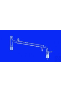 Dest.-Brücke m. Liebigkühler 400 mm Mantel m. senkr. Abgang mit Saugstutzen,...