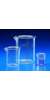 Becher 3000 ml, PMP(TPX) niedrige Form, graduiert autoklavierbar Becher, PMP (TPX&reg;), niedrige...
