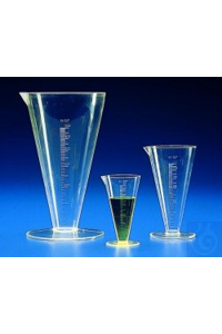 Mensuren 100 ml, PMP(TPX) konisch, graduiert   Messbecher, PMP (TPX&reg;),...