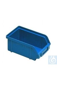 Sichtbox stapelbar, PS, blau L 230/200, B 145,H 125mm   Sichtboxen, PS...