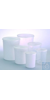 Becher 1000 ml, PP, natur graduiert, mit Schn.-Verschluß  Dosen, konisch, mit Schnappverschluß,...