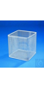 Drahtkorb 20x20x20cm weißer Nylonüberzug  Drahtkörbe, Draht/Nylon Aus stabilem Draht mit...