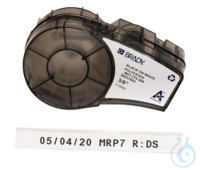 Hochleistungsetiketten 9,53 mm breit Polyester B-488/weiß, M21-375-488 Rolle...