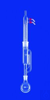 Extrakt.- Apparat 30 ml nach Soxhlet mit Kolben 100 ml, Kühler NS 29/32 best.aus:...