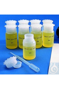 Weithalsflaschen 100 ml, PE graduiert mit Deckel, PP VE=10  Weithalsflaschen,...