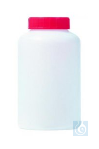 Weithalsflasche 1000 ml, HDPE Einzelverschluß   Weithalsflaschen, PE, mit...