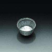 Alubehälter 110 ml, rund 80 mm Ø, Type 460110, VE=100  Alubehälter, rund...