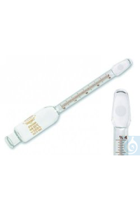 Milch-/Magermilchbutyrometer Kehe Abmessverfahren, 0-4%:0.05 F...