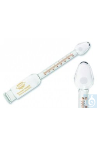 Trockenmilchbutyrometer Teichert Abwägeverfahren, 2,5 g, 0-35 %:0.5 F mit...