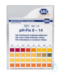 pH-Fix-Indikator-Stäbchen 0,0-14,0 VE=100...