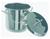 Kessel 240x210mm hoch 9 l 18/10 Stahl mit Deckel  Labortopf mit Deckel 18/10-Stahl.  Nennvolumen...