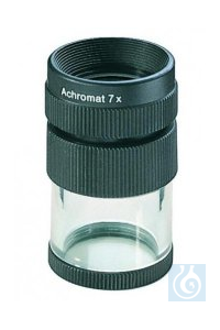 Messlupe 7x Vergr. achromatisch, 23 mm Ø   Präzisions-Skalenlupen...