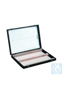 Präparatekasten Nr. 99 für 50 Objektträger 76x26 mm   Präparatekästen Karton,...