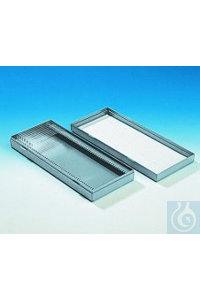 Objektträgerbehälter, PS stapelbar, mit Indexkarte im Deckel, für 50...