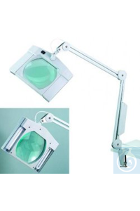 Vergrößerungsglaslampe -0516- inkl. 2 Fluorezenzlampen 9 W (230 V - 50 Hz)...