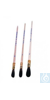 Haarpinsel Gr.3 / 9mm mit Holzstiel, (Ziegenhaar)  Haarpinsel, oval Schwarzes Ziegenhaar. In...