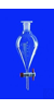 Scheidetrichter 2000 ml, NS 29/32 Borosilikatglas 3.3, PTFE-Küken, konisch, graduiert, mit PE...