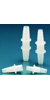 Steckverbinder 3-5 mm, PE zerlegbar  Steck-Schlauchverbinder, PE PE. Zwei zusammensteckbare...