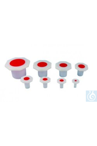 Polyethylen-Stopfen, natur NS 7/16, achtkant VE=10  Stopfen, sechskant, HDPE...