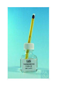 LLG-Exact-Temp. Standardthermometer mit roter Alkoholfüllung für Blutbanken...