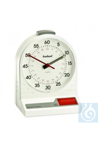 Tischstoppuhr Mesotron 0 bis 60 sek., 0 bis 60 min. Ø 110 mm, inkl. Batterie...