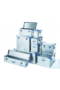 Eurobox 42 l, stapelbar Leichtmetall-Univ.-Boxen 550x350x220mm, geschäumte...