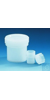 Schraubdeckel-Dose 5 ml 21x35,7 mm, PE-HD, starkwandig  Dosen mit Schraubverschluss, HDPE...