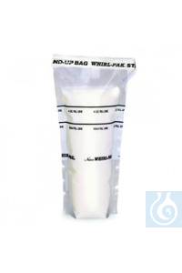 Whirl-Pak®-Probenbeutel 115x230 mm mit Beschriftungsfeld, frei stehend, PE, steril, Volumen 540...