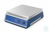Digitale Heizplatte, Metall 30x30 cm, 230 V   Heizplatten digital HP-200D-S...