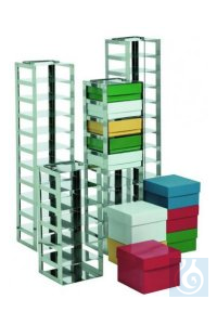 Gestell für 6 Kryoboxen 50 mm 335 x 140 x 140 mm für Tiefkühltruhen Tenak...