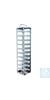 Gestell für 10x1 Kryoboxen 50 mm 140 x 141 x 557 mm für Gefriertruhen Racks für Gefriertruhen,...