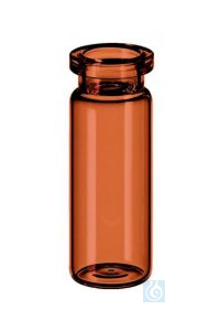 LLG-Headspaceflaschen ND20 DIN, braun 20 ml, 75,5x23mm, gerundeter Boden,...