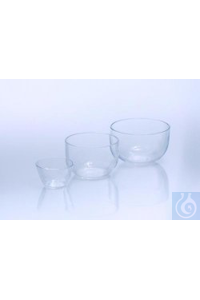 Quarzglas-Tiegel 90 ml 60x48 mm, mittelhohe Form   Tiegel, Quarzglas,...
