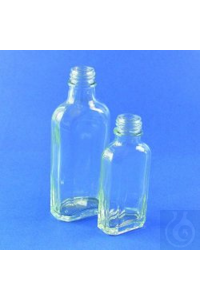 Meplat-Flasche 100 ml, klar (60) achteckig, ohne SV 9072161   Kulturflaschen...