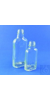 Meplat-Flasche 250 ml, klar (36) achteckig, ohne SV 9072161  Kulturflaschen Klarglas, flach,...