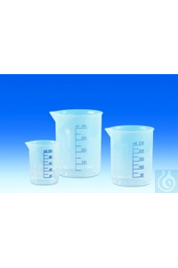 Griffinbecher 400 ml, PP graduiert, erhabene blau gepräte Skala,...